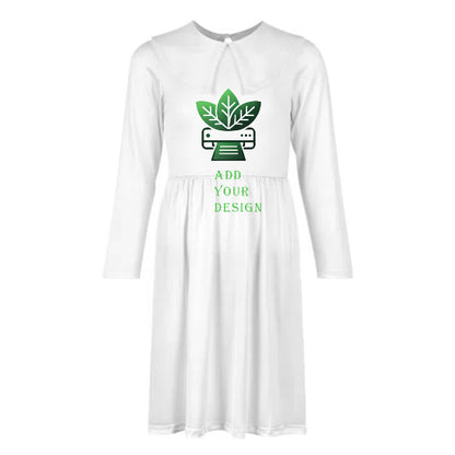 All-Over Print Children's Long Sleeved Dress