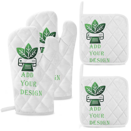 Insulated Mitts and Pan Liners (Set of 4)