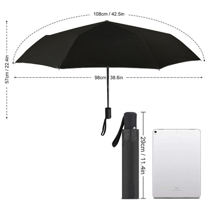 3 Fold Auto Umbrella（The print is on the inside）