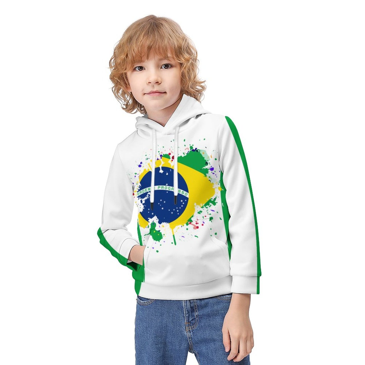All-Over Print Children's Fleece Hoodie