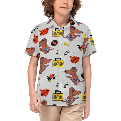 All-Over Print Children's Short Sleeved Shirt