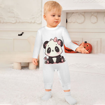 All-Over Print Long Sleeve Baby Bodysuit