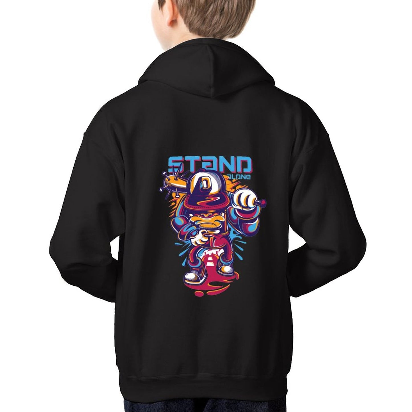 100% Cotton Teen Hoodie (no pockets/back print)