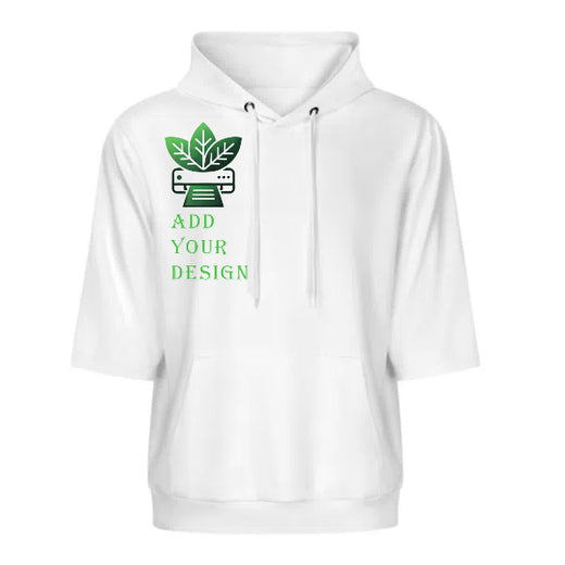 Custom Mid Sleeve Hoodie, All-Over Print - main view