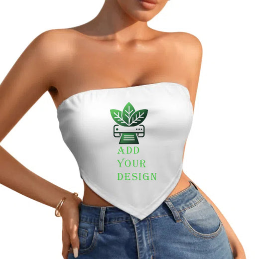 Custom Women's Tube Top, All-Over Print - main view