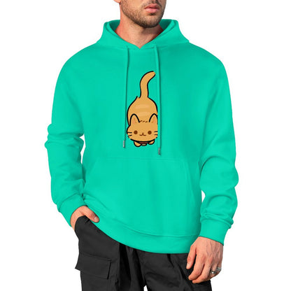100% Cotton Multicolor Hooded Hoodie (printed front)