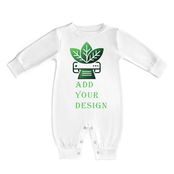 All-Over Print Long Sleeve Baby Bodysuit