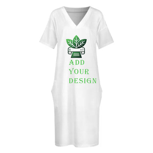 All-Over Print Women's Loose Pocket Dress