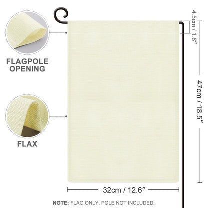 Garden Flag Linen 32*47cm
