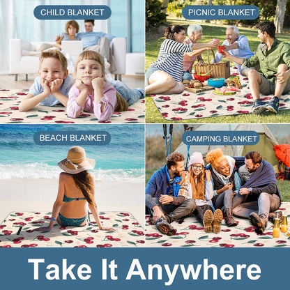 All-Over Print Square Picnic Mat