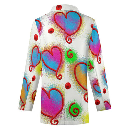 All-Over Print Women's Casual Suit