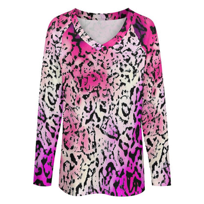 All-Over Print Women's Long Sleeve Loose T-Shirt
