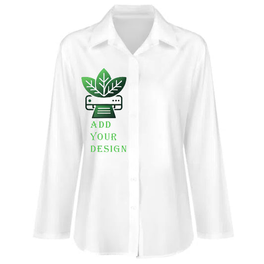 All-Over Print Women's Irregular Hem Shirt