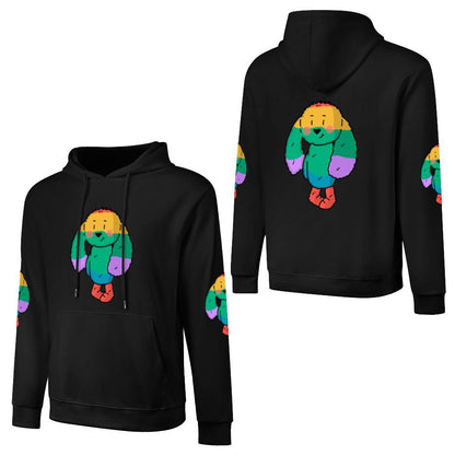 100% Cotton Multicolor Hoodie (front and back + 2 sleeve printed)