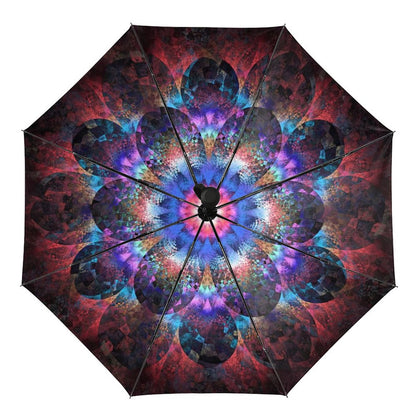3 Fold Auto Umbrella（The print is on the inside）