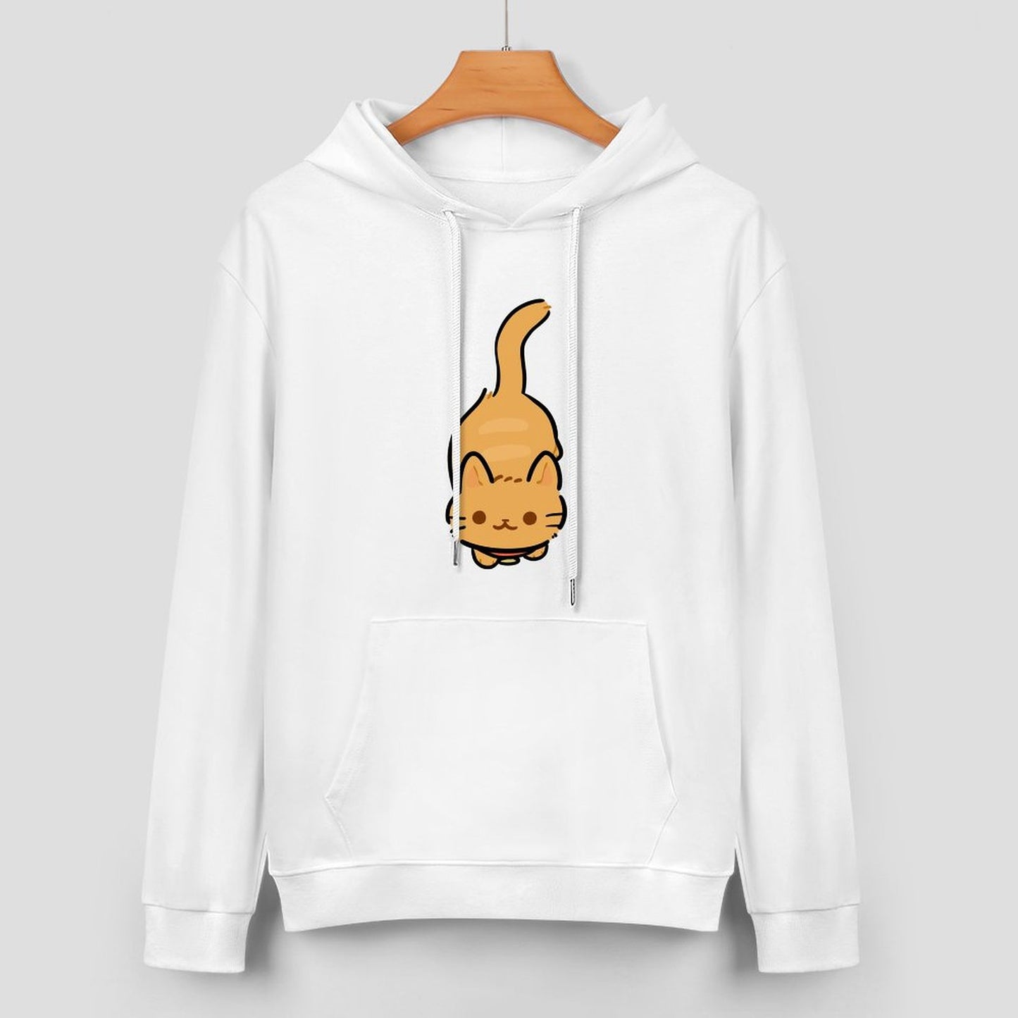 100% Cotton Multicolor Hooded Hoodie (printed front)