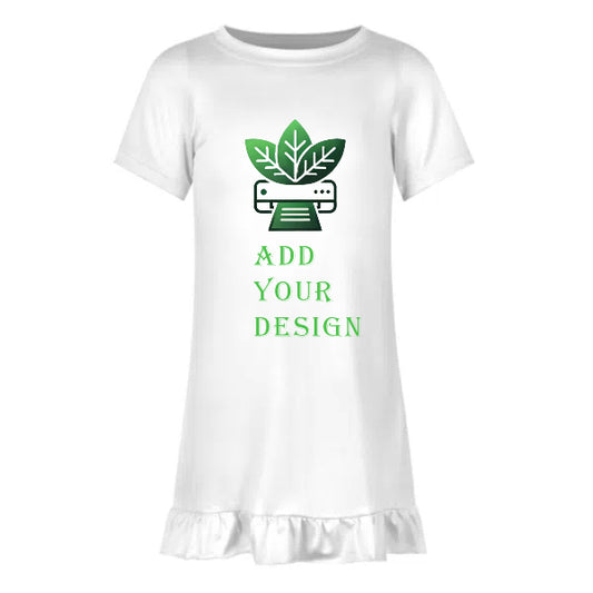 All-Over Print Children's Short Sleeved Dress