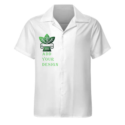All-Over Print Cuban Collar Shirt