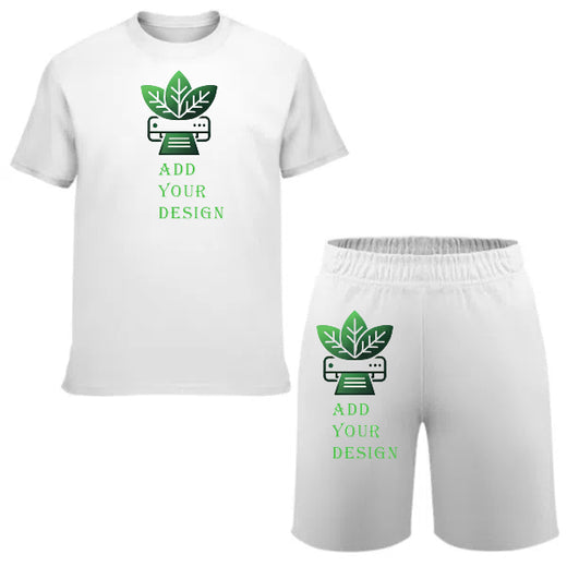 Custom Youth Mesh T-Shirt & Shorts Set - main view