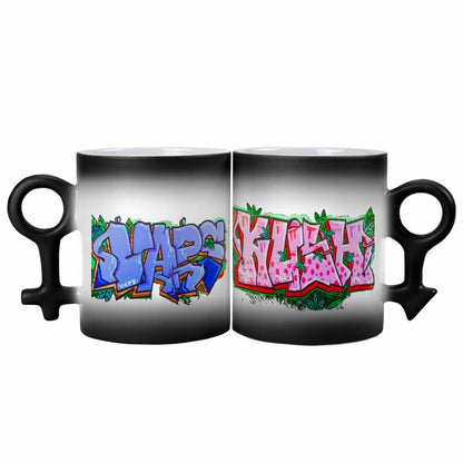 11oz Couples Symbol Discoloration Cup