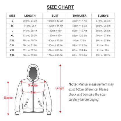 Double Layer Padded Zip-Up Hoodie
