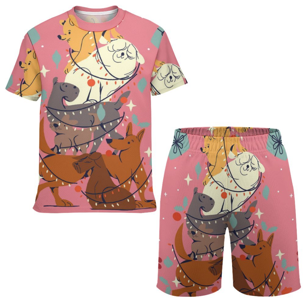 All-Over Print Teen T-shirt Set