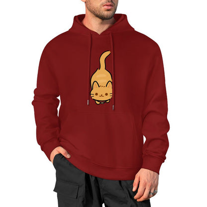 100% Cotton Multicolor Hooded Hoodie (printed front)