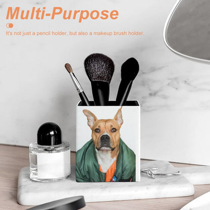 All-Over Print Square Pen Holder