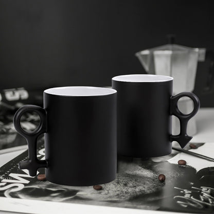 11oz Couples Symbol Discoloration Cup