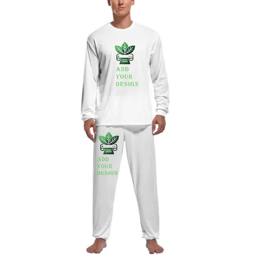 Custom Men's Milk Silk Pajama Set, All-Over Print - main view