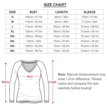 All-Over Print Women's Long Sleeve Loose T-Shirt