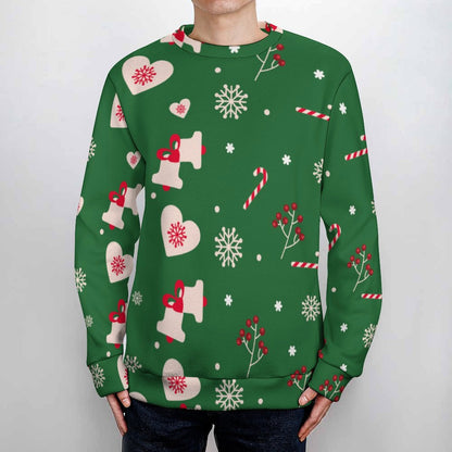 All-over Print Round Neck Sweater