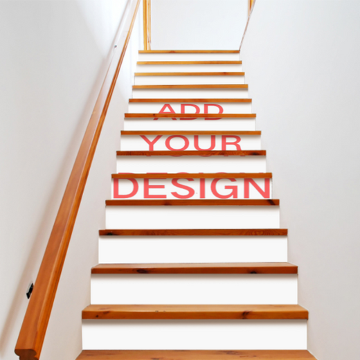Custom Removable Stair Stickers - main view