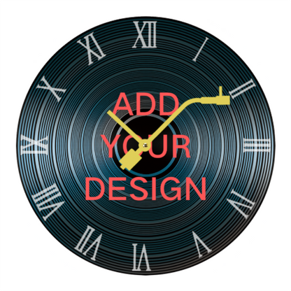 Record Wall Clock