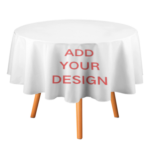 Custom Round Tablecloth - main view