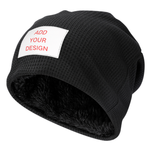 Custom Plush Pullover Beanie Hat - main view