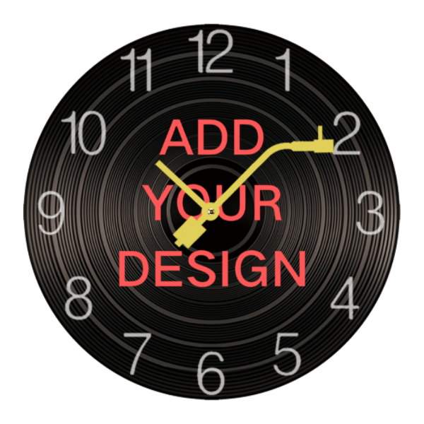 Record Wall Clock