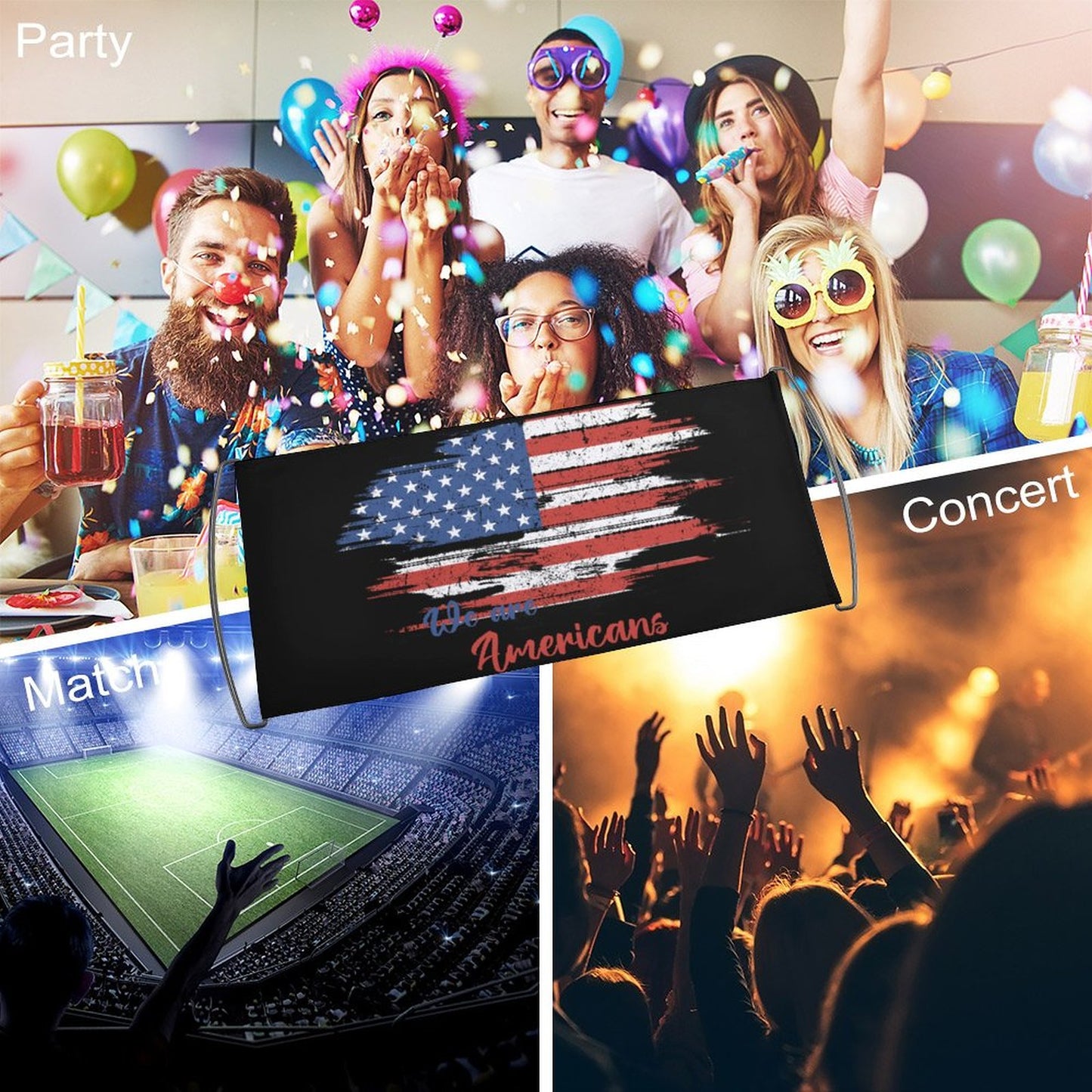 Hand-waving Flag 25*50cm