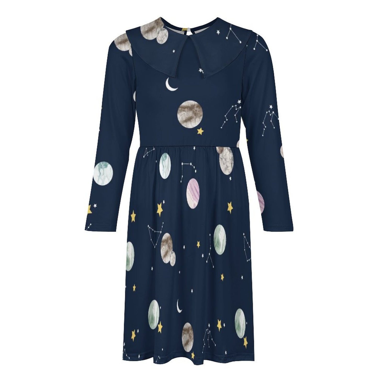 All-Over Print Children's Long Sleeved Dress