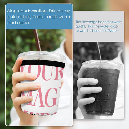 Custom neoprene drink sleeve koozie - product view 5