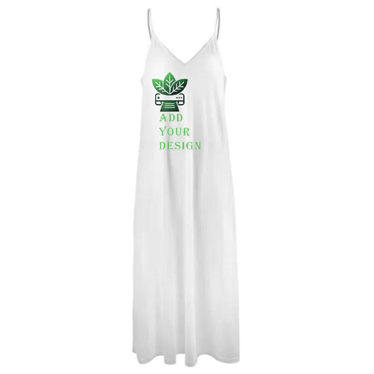 All-Over Print Women's Halter Long Dress
