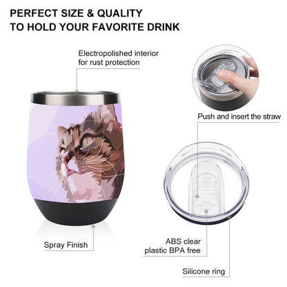 12oz Multicolor Eggshell Cup