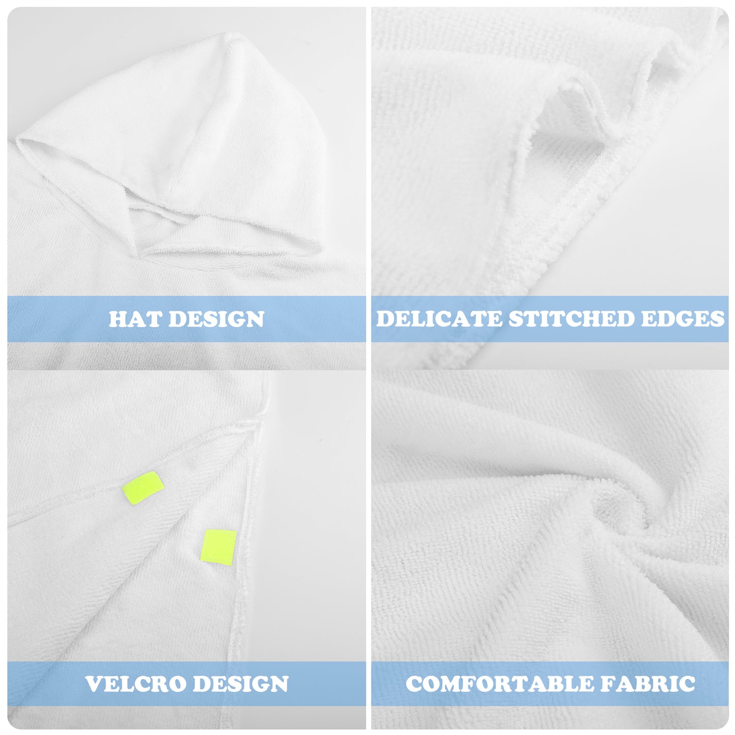 All-Over Print Children's Bath Towel With Hood