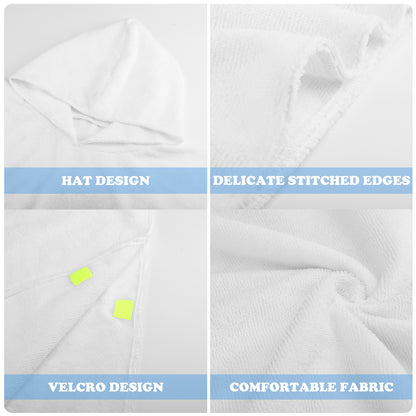 All-Over Print Children's Bath Towel With Hood