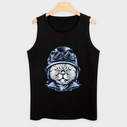 100% Cotton Tank Top （printed on the front）