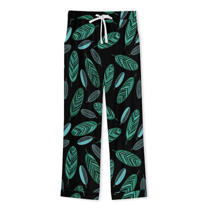 All-Over Print Men's Cuban Neck Pajama Set