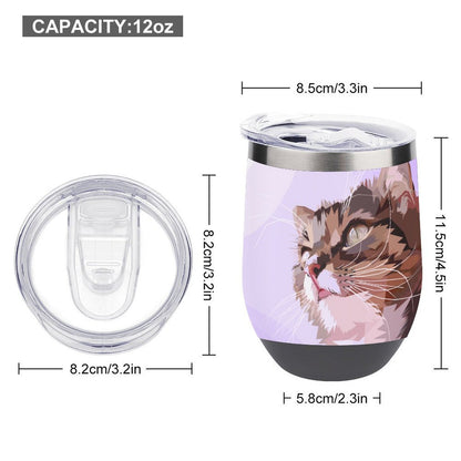 12oz Multicolor Eggshell Cup