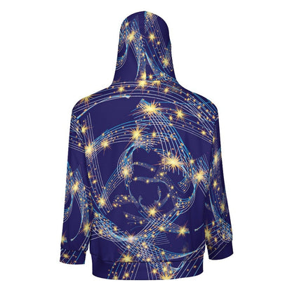 All-Over Print Zipper to Head Hoodie