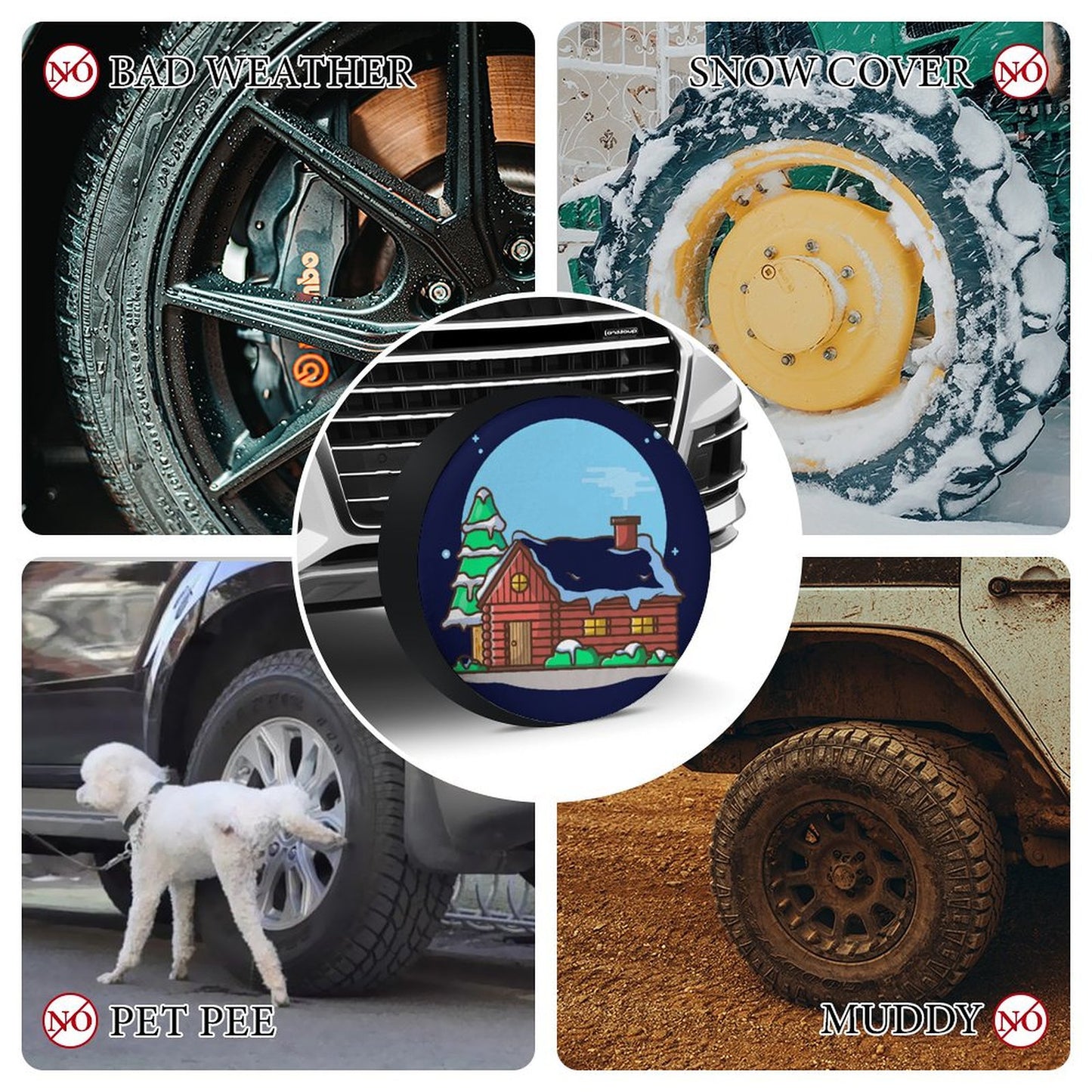 Oxford Cloth Tire Cover