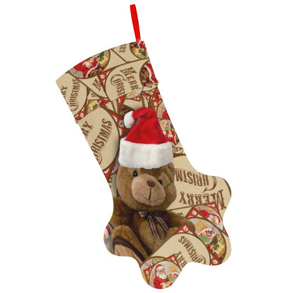 Dog Paw Christmas Stocking